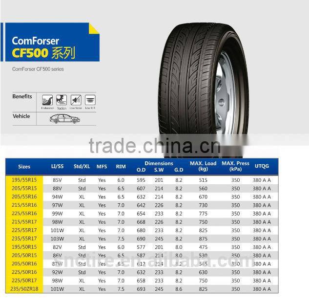 chinese tire comforser brand SUV M/T tire (LT235/85R16)