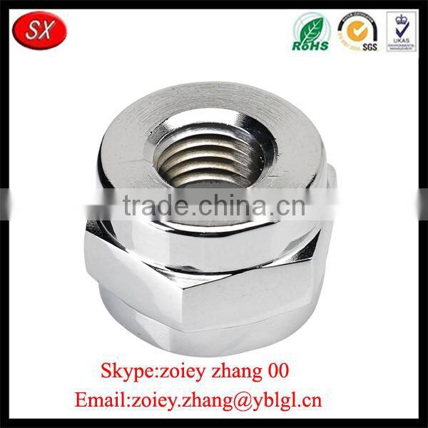 High Quality High Precision Customized Aluninum Flat Npt Nut For Sale