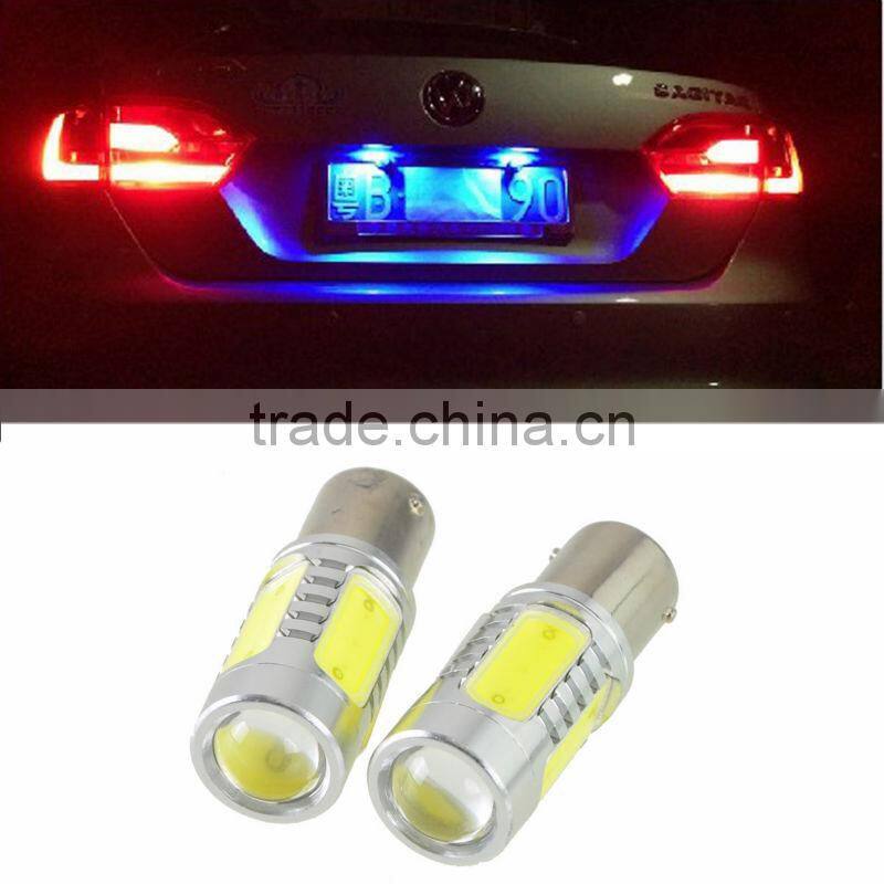 2 x HID White Car 1156 BA15S 7.5W Xenon LED Bulb Signal Turn Tail Light