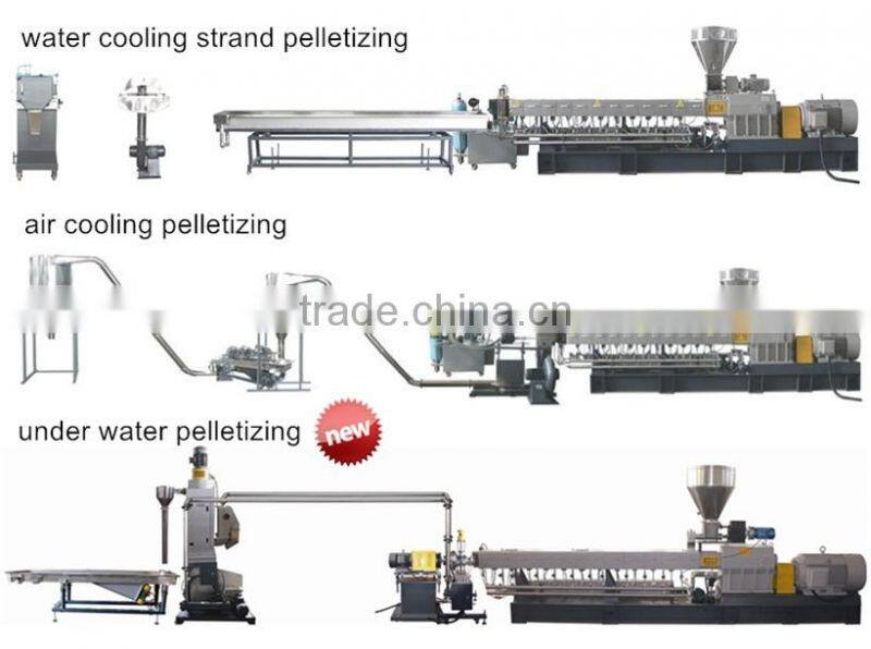 Nanjing Haisi SP75-180 Two-Stage Line Plastic Extruder For Sale
