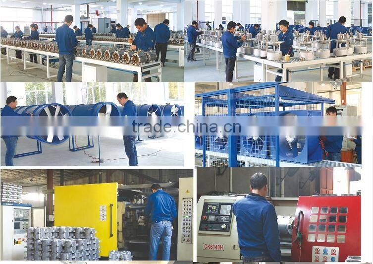 Stainless steel / Aluminum blades High Temperature Axial Fan