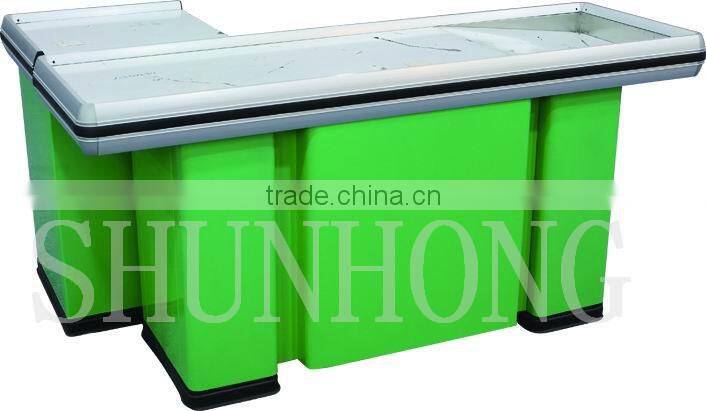 simple design supermarket checkout counters