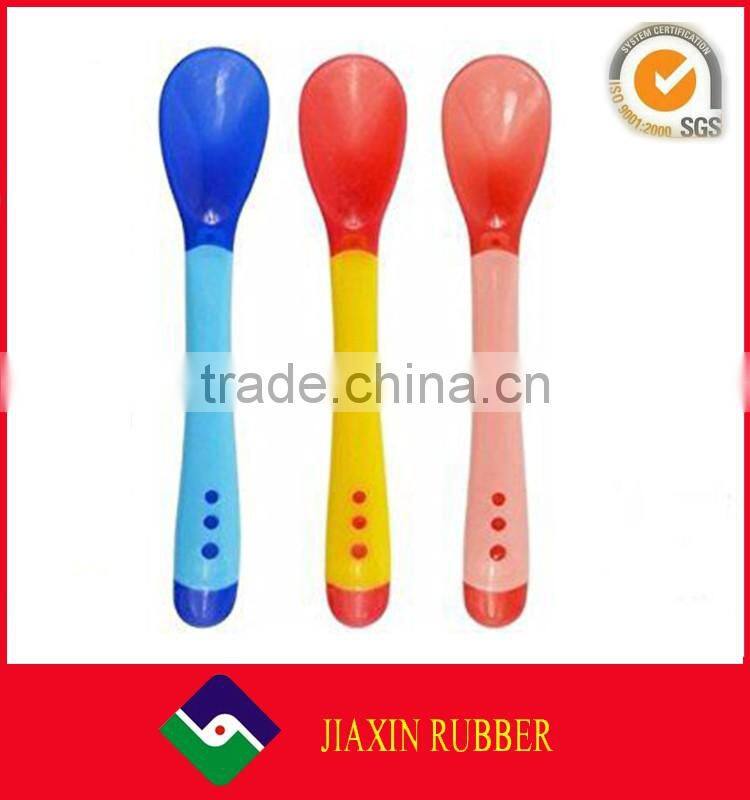 Most popular colorful silicone baby spoon/ new furniture life baby spoon