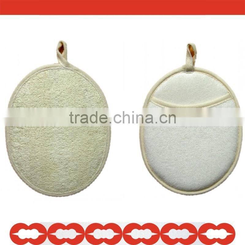 loofah sponge scrubber glove for bath exfoliating