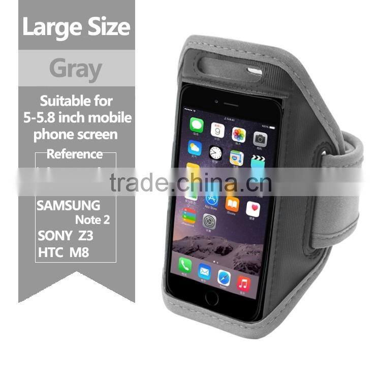 wholesale high quality adjustable sport running mobile phone armband