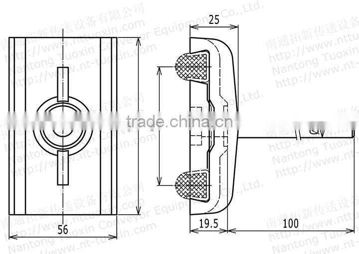 TX-208 A-Double Guide-Rail Clamp