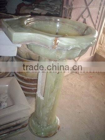 PERFECT SUPER ONYX PEDESTALS SINKS AND BASINS