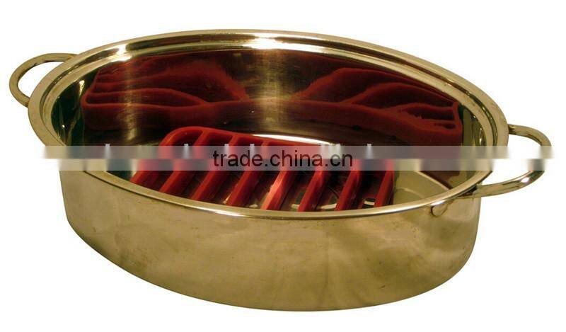 Easy Made Kitchen Silicone Roasting Rack Set, 2 Racks Per Package,Oven liner