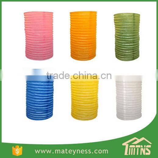 Cylinder Shaped Paper Japanese Garden Lantern For Sale