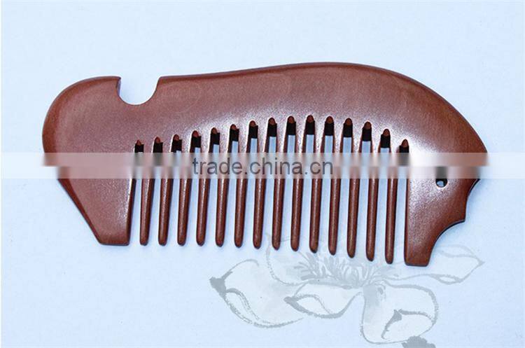 Fish Wood Pocket Comb