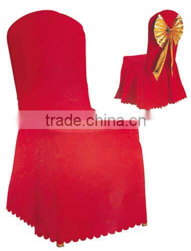 Manufacturers wholesale hotel longfeng red chair cover