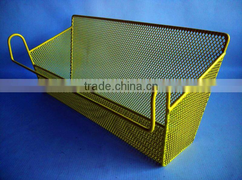 Manufactory Colour Hanging Wire Mesh Basket /Storage Blasket