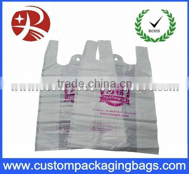 100% Biodegradable Plastic Bag(plastic bags,vest plastic bag)