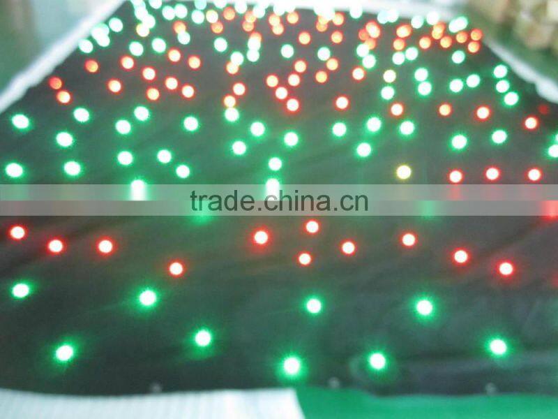 black led star cloth for stage disco studio