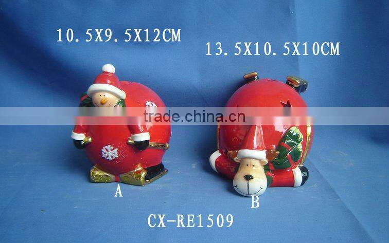 terracotta christmas snowman ornaments outdoor