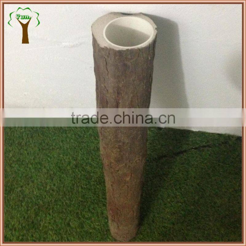 Window display artificial trunk and log