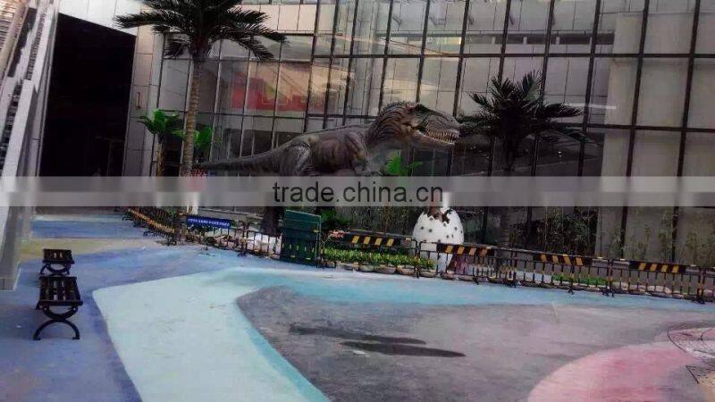 Landscape Hainan coconut palm tree for Dinosaur Theme Park