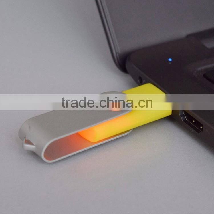 Promotional bulk Swivel 1gb USB Flash Drive with Custiomized Logo