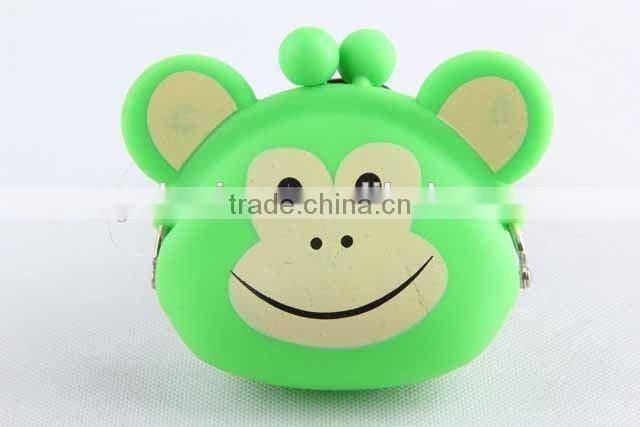 Monkey Design Silicone Purse/ Coin Purse