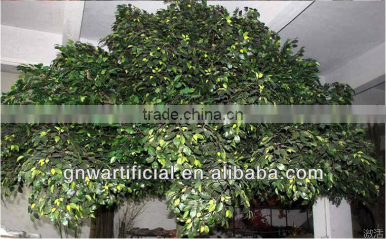 GNW BTR056 artificial banyan tree half tree for wall decoration