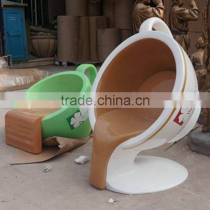 Outdoor fiberglass modern chair