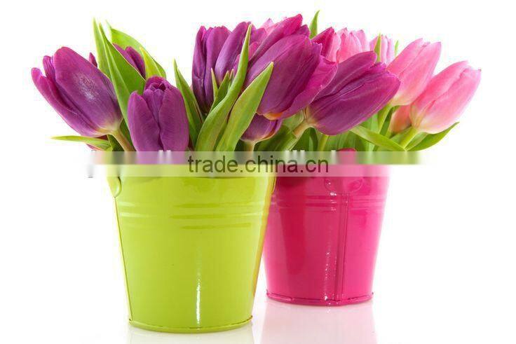 Home & garden flower plants metal square planter