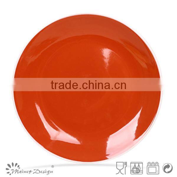 solid colour dinner plate high quality