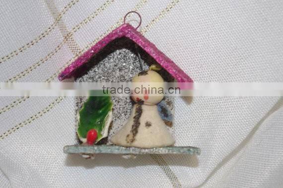 Tiny Putz Christmas House