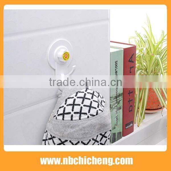 bathroom stronge hook vacuum single hook plastic hook with suction cup