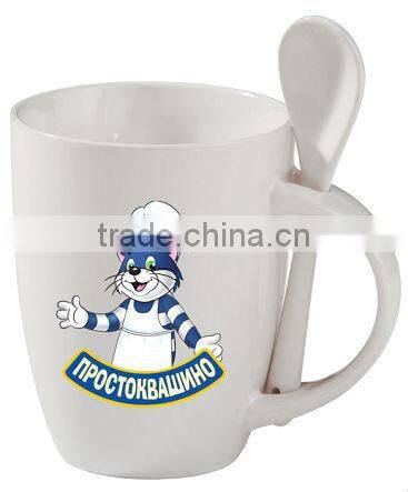 11oz Wholesale Designed Cup with Spoon