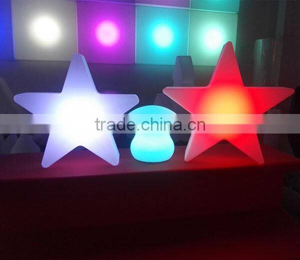 Outdoor waterproof RGB 16 colors changing LED star shaped light