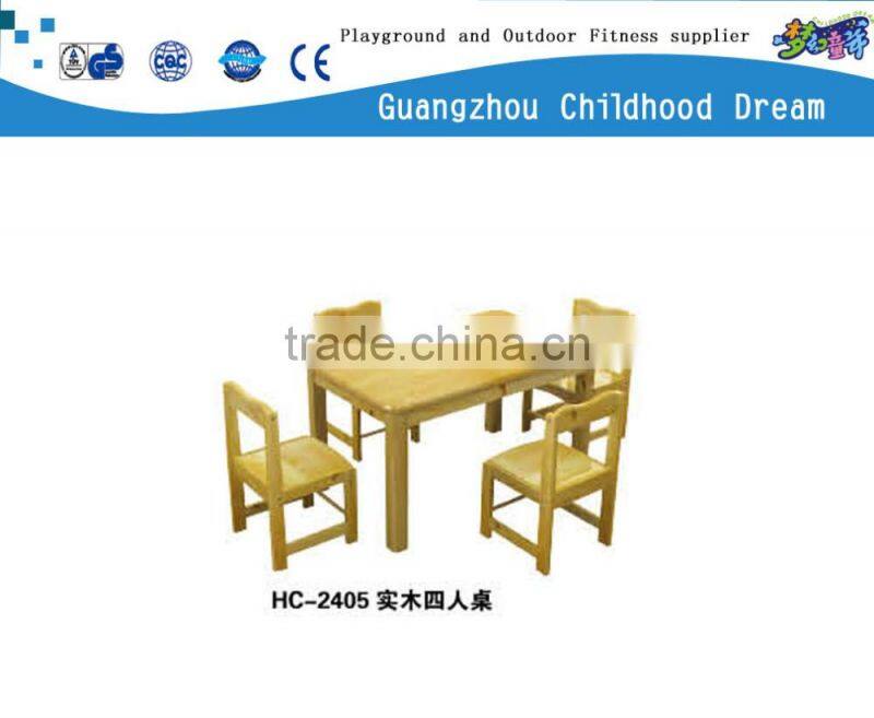 (HC-2409) Kindergarten children cheap study table on sale wood study table