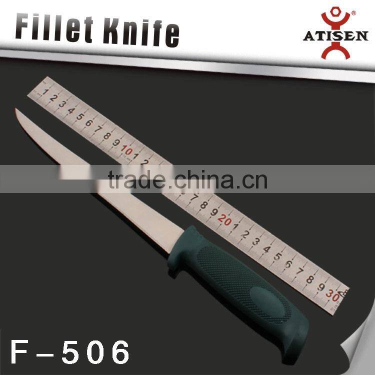 High quality Fishing tackle ! camping fillet Knife,stainless steel fishing knife F-506