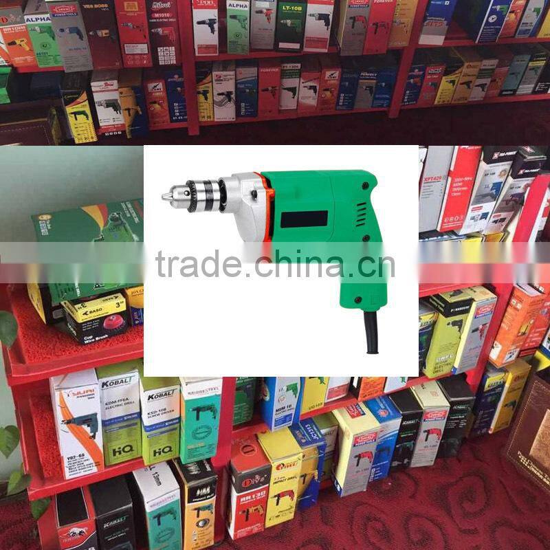 India Hot Sale 350w 10mm PowerCraft Hobby Hand held Drilling Drill Machine Portable Mini Electric Drill