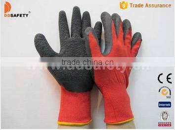 Comfort Nylon With Black Natural Latex Safety Gloves