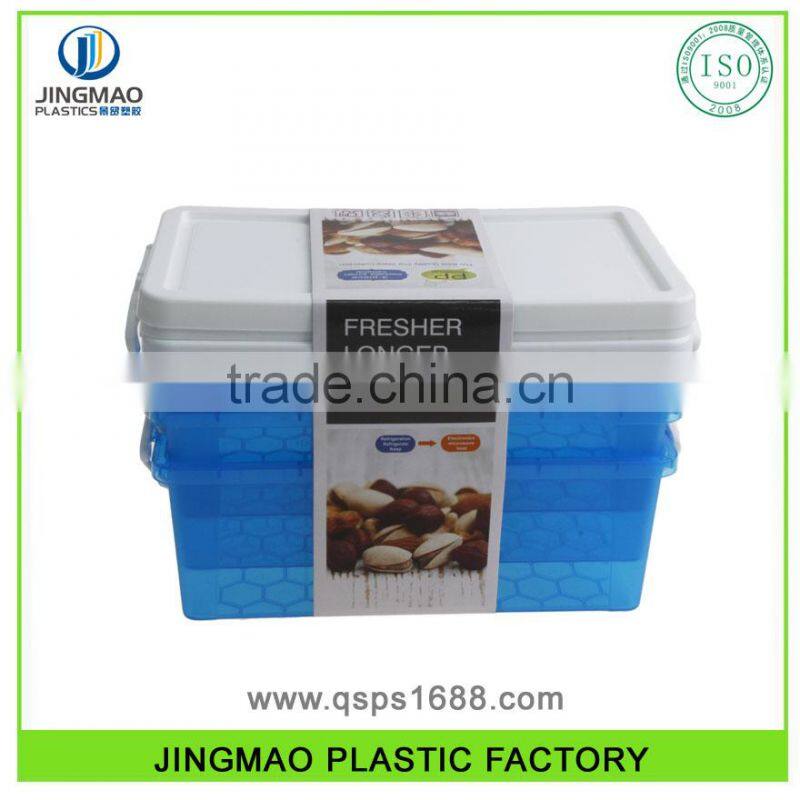 Pantone Color Stocked PP Plastic Box With Lock