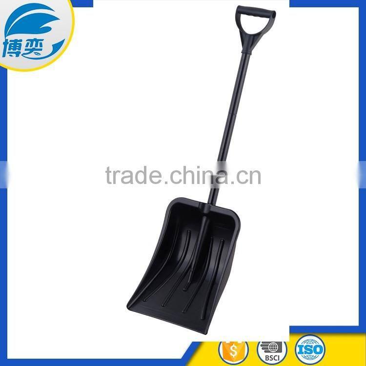 pass ROHS,BSCI Plastic telescopic snow shovel with long handle