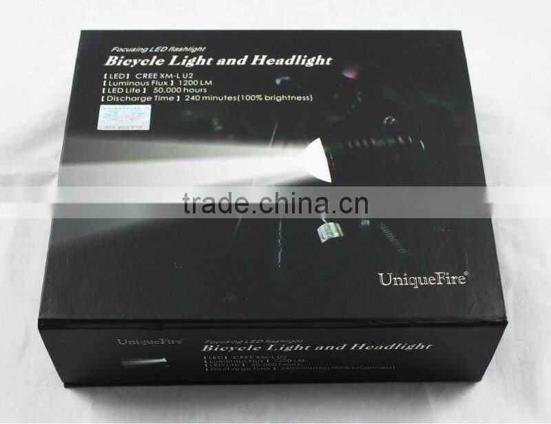 New Design 1200Lumens Cree XM-L U2 Led Bicycle Light Set/Head Torch