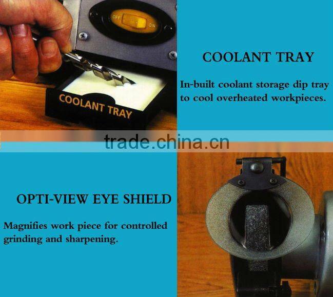 8" Grinder Sancer w/ Light SHGS825 with Working Parts Size 201x20mm,8" x 3/4"/50x700mm,2"x28"