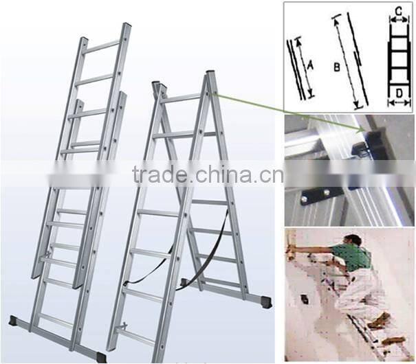 Aluminum Folding Scaffold Multi-Purpose Ladder 12.5-Feet / 350 lb