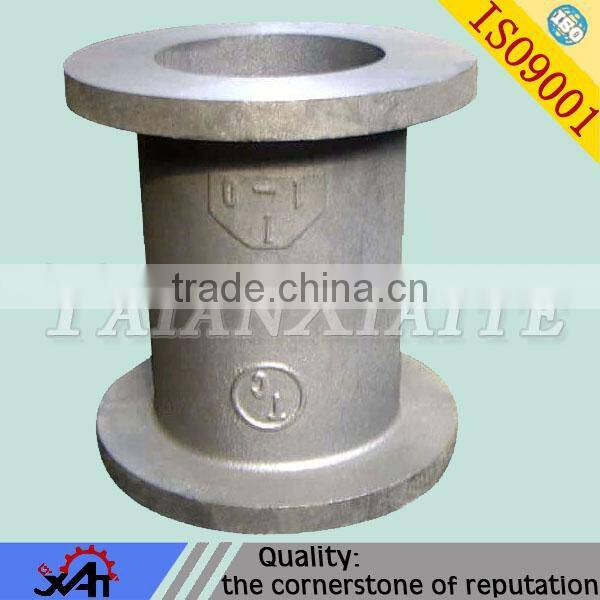 ductile iron casting resin sand casting cnc machining parts for oil pipe valve part