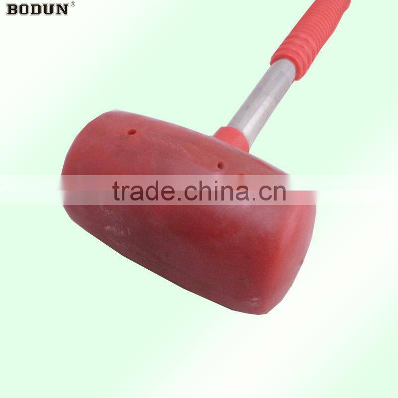 H3005 Steel handle rubber mallet hammer