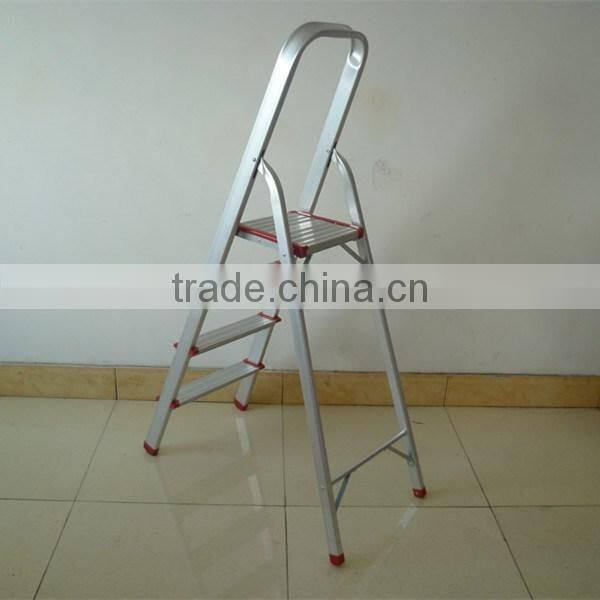 wholesale high quality house hold foldable multi-use four steps folding aluminum ladder