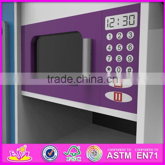 2016 new design preschool home play wooden toy kitchen sets for kids W10C252