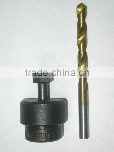 Alloy High Carbon Steel Metal Hole Punch With HSS TITAN drill for Cutting Tool