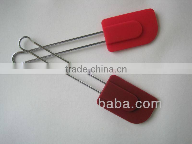 Wire handle cooking silicon spatula