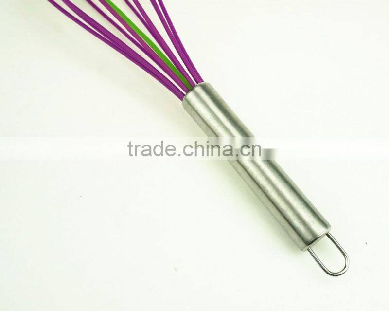 13017 Silicone Double Helix Rapid blender with stainless steel handle