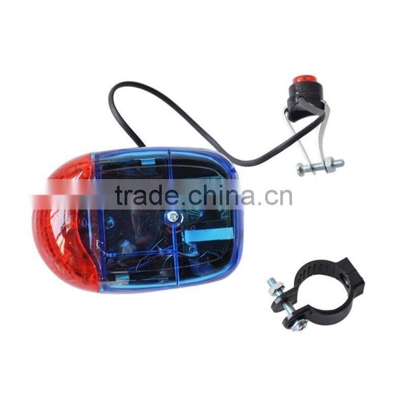 5 LED Bike Bicycle Light Loud Electronic Horn Bell Alarm Voice Speaker 8 Tones