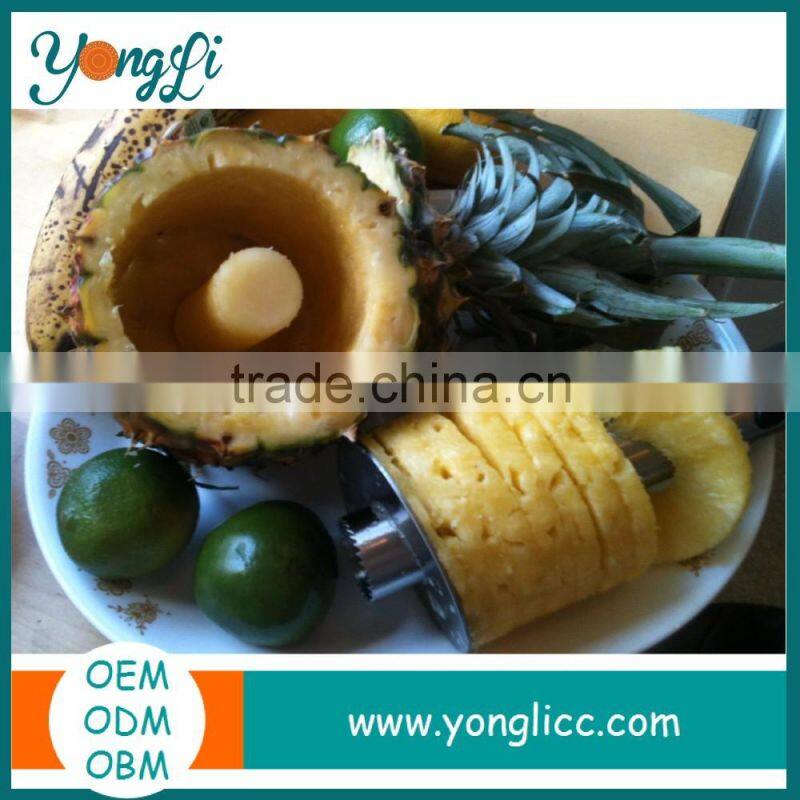 Hot Selling Kitchen Gadgets Stainless Steel Pineapple Slicer and Corer