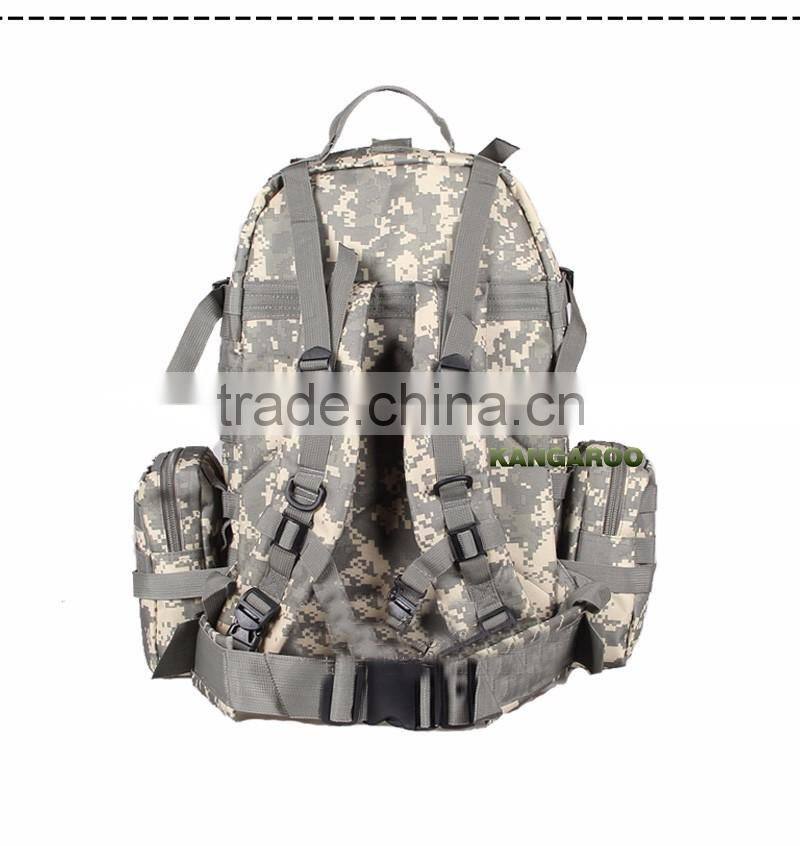 Canvas Camping Camouflage Backpack Bag